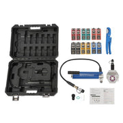 DURAFORCE 7842B Hydraulic A/C Hose Crimper PVC Rubber Hose Crimping Kit Hand Pump