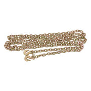 DURAFORCE 2PC 5/16" x 20' G70 Chains Tow Chain Binder Tie Down Flatbed Truck Trailer Chain
