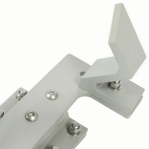 Gray Flag And Wind Sock Pole Mount 1 Inch Ladder For Starlink Pole RV Ladder