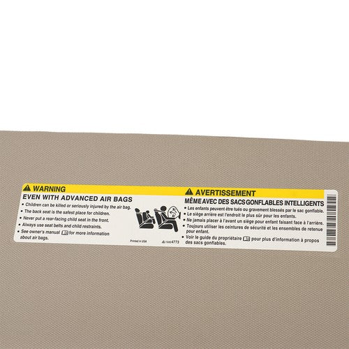 DURAFORCE Gray Passenger SunVisor WIth Lighted For Silverado Sierra Tahoe Yukon 2007-2014