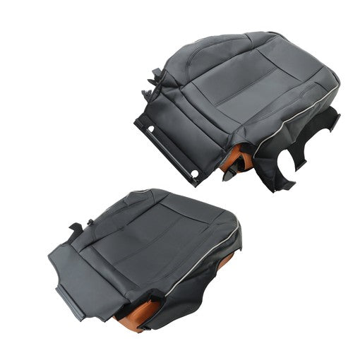 DURAFORCE Black For Hummer H3 2006 2007-2010 Passenger Seat Cushion And Backrest Leather