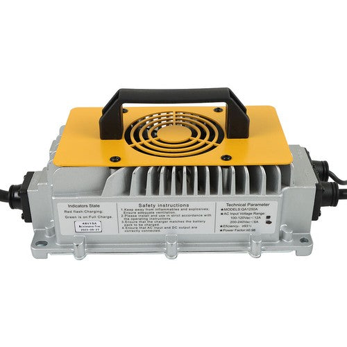 DURAFORCE 48V 15A Battery Charger O-Type Terminal IP67 For EZGO Club Car Yamaha Golf Cart