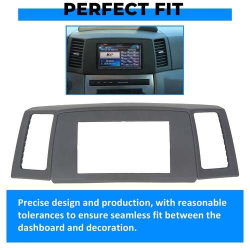 Navigation Radio Stereo Dash Bezel Vent Kit for Jeep Grand Cherokee 05 2006 2007