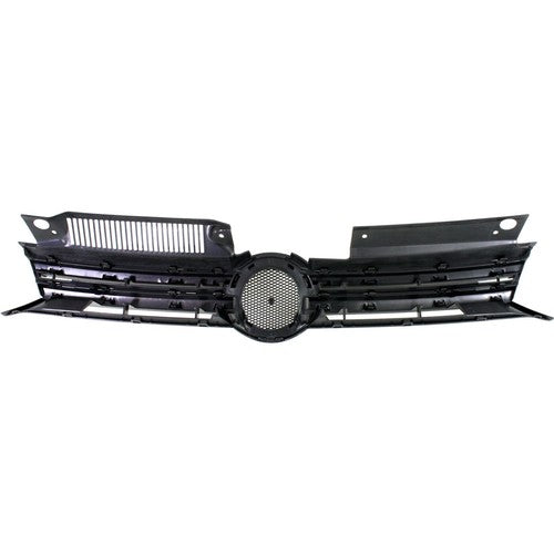 DURAFORCE ZZ2V00340 Upper Black Grill for 2010 2011-2014 for VW for Volkswagen Golf MK6 GTI