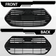 DURAFORCE For 2013-2017 Hyundai Veloster Turbo Front Upper Grille Matte Black 865612V510