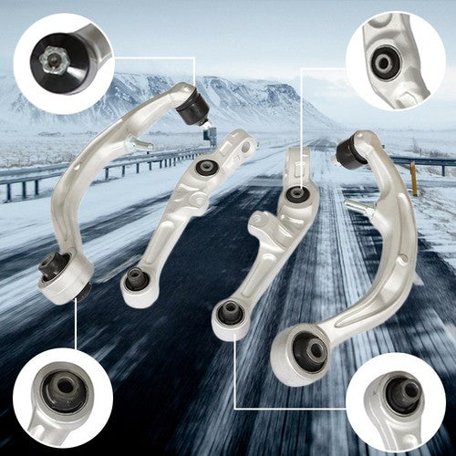 DURAFORCE Fit For 350Z G35 RWD Coupe 2003-2009 Front Suspension & Steering Kit 10Pcs