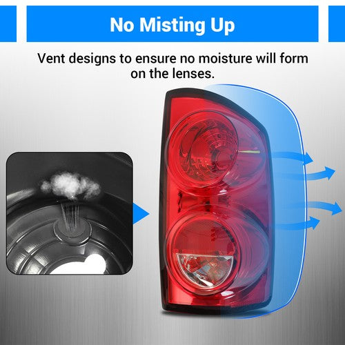 Tail Light for 2007-2008 Dodge Ram 1500 and 2007-2009 Ram 2500 3500 Passenger Side