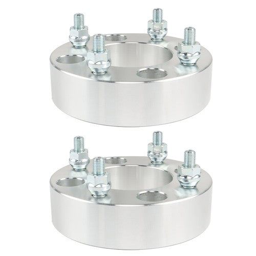 DURAFORCE For Suzuki Silver 2Pcs Wheel Spacers 4x110 1.5" 74mm Hub Bore M10x1.25