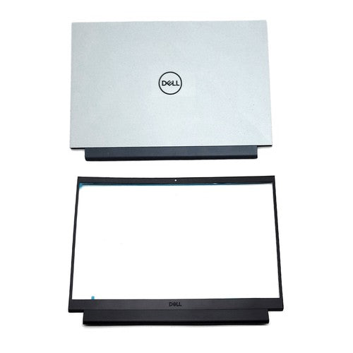 DURAFORCE 0W9XD4 Top Case LCD Back Cover Front Bezel for Dell G15 5510 5511 5515 White US