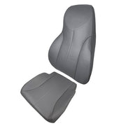 DURAFORCE 4200-4300-4400 Seat Cover+Backrest Driver's Side Gray Air Ride 2-PCS Set Leather