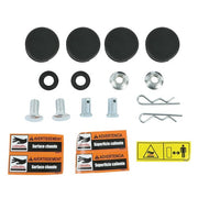 DURAFORCE 2-Bar Front Bumper Guard Lawn Protection W/ Stickers For John Deere 100 Series