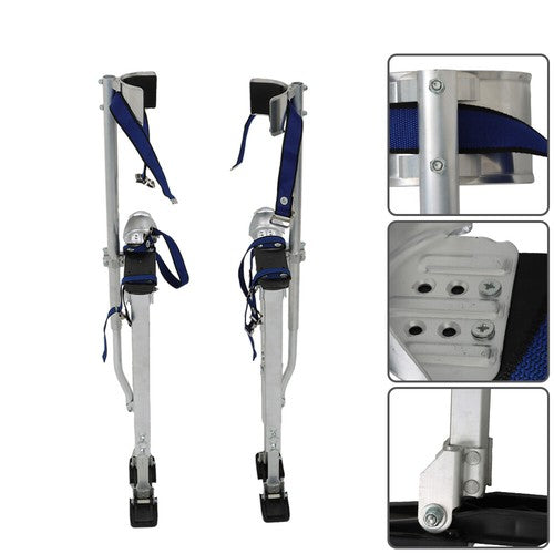 DURAFORCE Adjustable Stilt 36" - 48" Drywall Stilts Aluminum Alloy Tool For Electrical