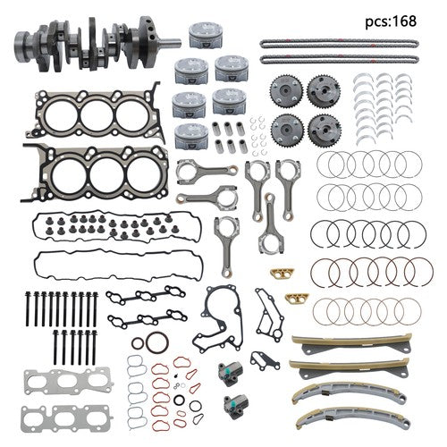 DURAFORCE Fit For Hyundai Santa Fe 2013-2019 3.3L 231103L100 Engine Rebuild Overhaul Kit