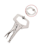 DURAFORCE Adjustable 11" Locking C Clamp Pliers Grip w/ Swivel Pad Vise Jaws 5 Pcs