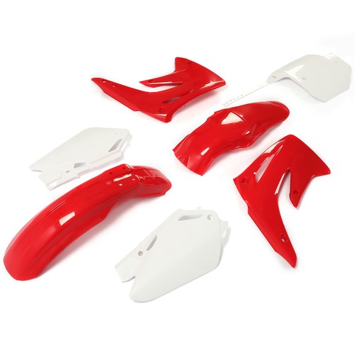 DURAFORCE Restyled Plastic Kit Red/White Bodywork Fairing For Honda CR85R/CR85RB 2003-2007