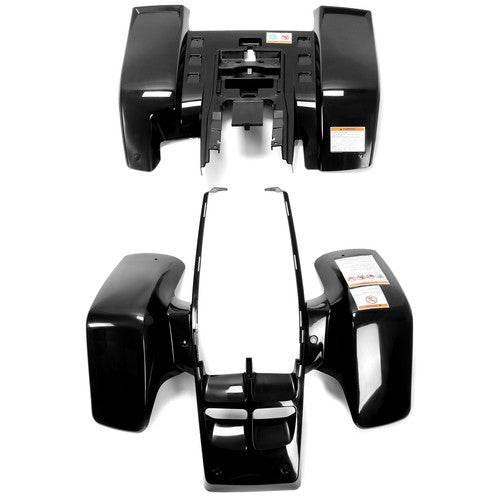 DURAFORCE For Yamaha Banshee Fenders Front + Rear Plastic Body 1987-2006 BLACK