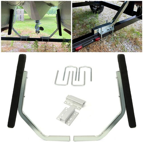 DURAFORCE 24.4" Pontoon Boat Trailer Bunk Board Guide Universal For Ski Boat Fishing Boat