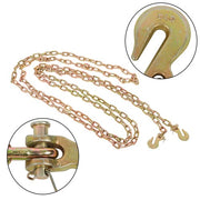 DURAFORCE With Clevis Hooks Transportation Bundle Chain Steel Gold 3150lbs G70 1/4in×20ft