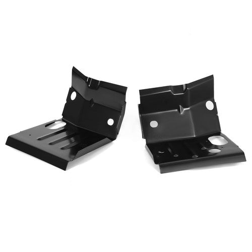 2 Piece Floor Pan Support Mounts Steel for Ford F150 F250 F350 Bronco 1980 1998