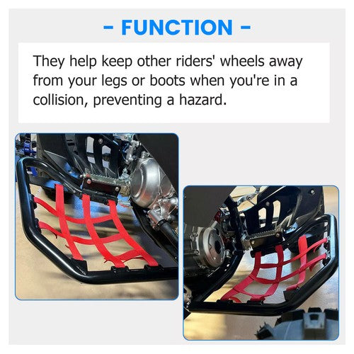 Nerf Bars Side Steps Heel Guards for Yamaha Raptor 700 700R YFM700R All Years
