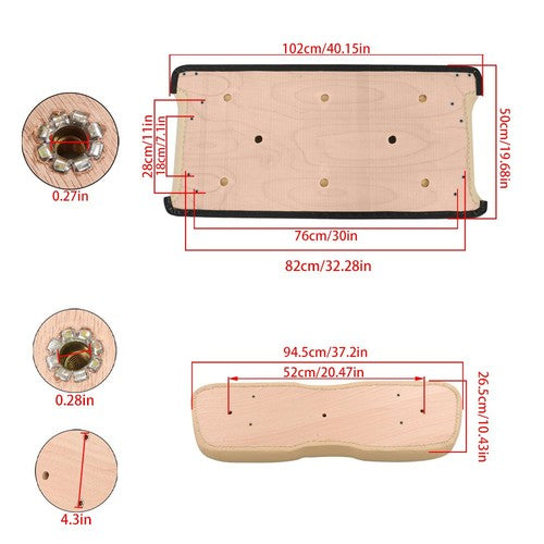 DURAFORCE Golf Cart Beige Front Seat Bottom+Back Cushion Set For Club Car DS 2000.5-Up