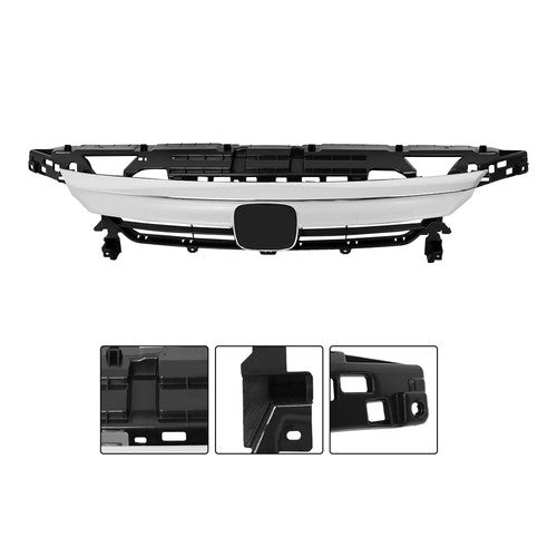 DURAFORCE Factory Style Front Bumper Upper Grille Grill Plastic For Honda Accord 2021-2023