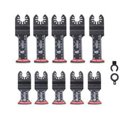 DURAFORCE Oscillating Multitool Blades Kit 10 PCS Japanese Tooth Saw Blades Extra-Long