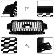 DURAFORCE Agate Black Front Radiator Grille Assembly For Ford F-150 2018-2020 JL3Z8200SL