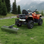 DURAFORCE For ATV UTV Lawn Garden Tractors 60" Landscape Rake W/1 Point Hitch Lift Steel