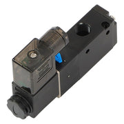 DURAFORCE 1/4" 3 Way 2 Position Inline Directional Control Electric Solenoid Valve 24V DC