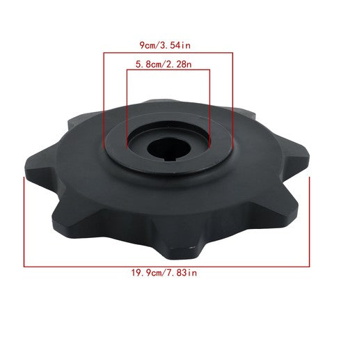 DURAFORCE Drive Sprocket For Bobcat MT52 Mini Skid Steer Loaders 1 Hole 8 Teeth 7107228