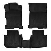 DURAFORCE 3Pcs Floor Mats Liners Foot Mats for Honda Accord Sedan 2013-2017 All Weather