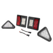 DURAFORCE 4x LED Headlight Tail Exterior Light Kit For Bobcat Skid Steer Loader Plastic