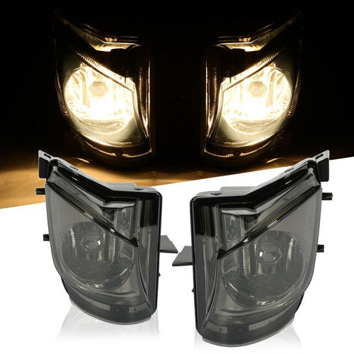 DURAFORCE Smoked Lens Fog Lights Bumper Lamps w/Bulb for Lexus IS250 IS350 2006-2010 07 08