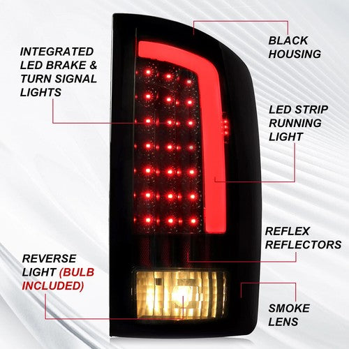 LED Tail Lights For 2002 06 Dodge Ram 1500 2003 2006 Dodge Ram 2500 3500 Pickup
