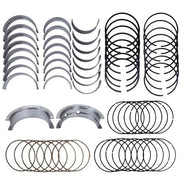 DURAFORCE Main & Rod Bearings Set & Piston Rings Kit For Chevy GMC LS Gen III IV 4.8L 5.3L