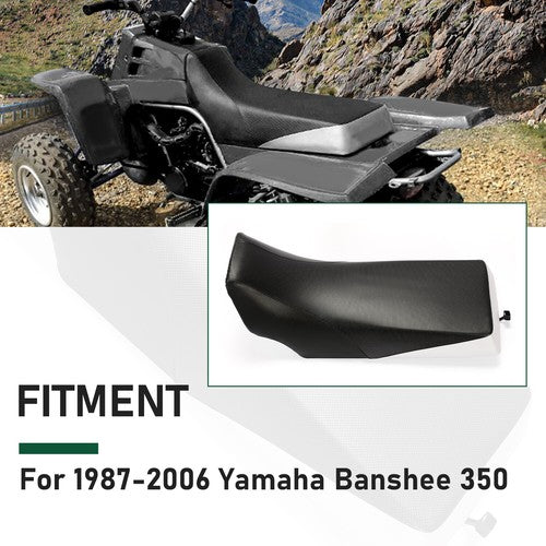 DURAFORCE Complete Seat Assembly for Yamaha Banshee YFZ350 2002 2003-2006 Black-Silver