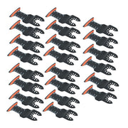 DURAFORCE Tool Blades Curved Edge Oscillating Saw Blades 50PCS Titanium Oscillating
