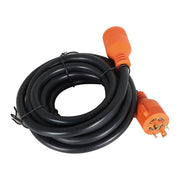 DURAFORCE RV Extension Power Cord 30Amp 15FT with Cord Organizer NEMA 14-30P to 14-30R