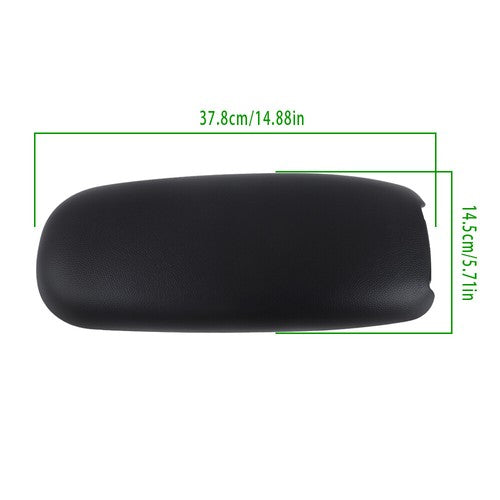DURAFORCE Suit For Chevrolet Blazer 1998-2004 Center Console Lid Replacement Black Plastic