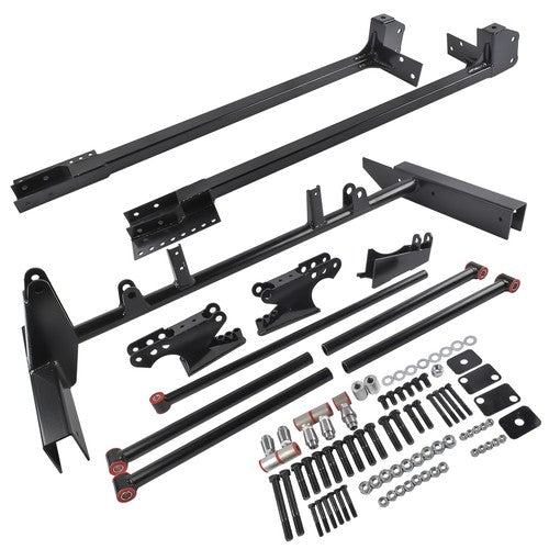 DURAFORCE Fits For 1962-1967 Chevy II Nova Rear Parallel 4-Link Kit Subframe Connectors
