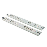 DURAFORCE 1 Pair of 16" Locking Drawer Slides Full Extension & Lock 150 lb Load Capacity