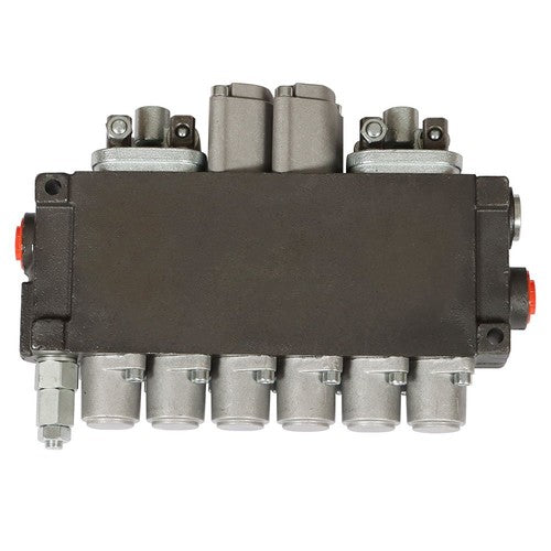 DURAFORCE Hydraulic Backhoe Directional Control Valve w/ 4 Joysticks 6 Spool 11 GPM