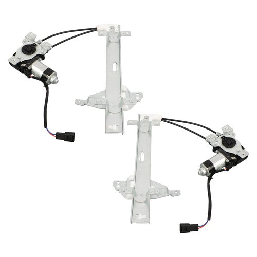 DURAFORCE Power Window Regulator RL&RR w/ Motor For Buick Century 97-05 741-709 741-710