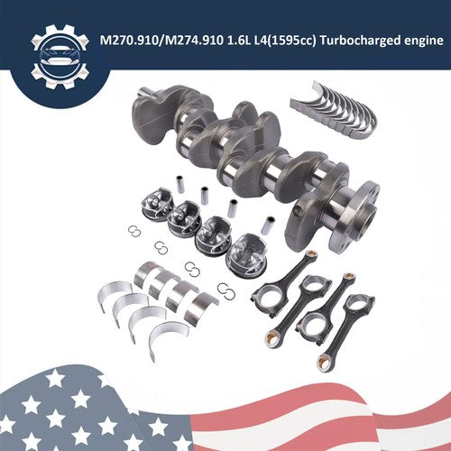 DURAFORCE Engine Overhaul Rebuild Kit - Crankshaft Fits for Mercedes-Benz A180 A200 W176