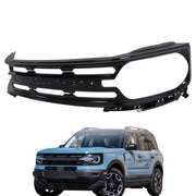 DURAFORCE For Ford Bronco Sport 2021-2023 Front Bumper Upper Grille Durable Plastic Black