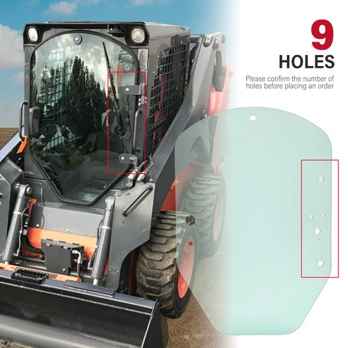 Cab Door Glass Windowpane for John Deere 318E 323E 333G Skid Steer T344818