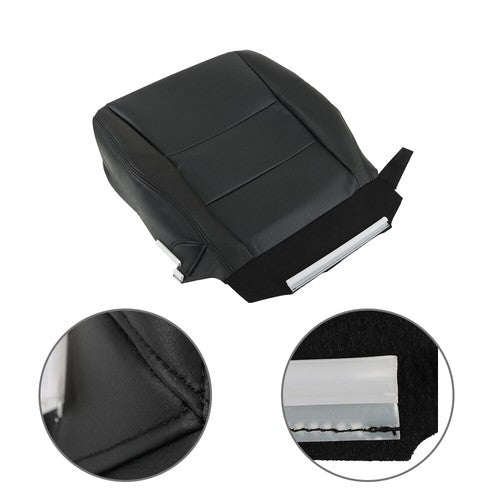 DURAFORCE Passenger Bottom Perforated New Seat Cover Black Leather For Acura RDX 2007-2015