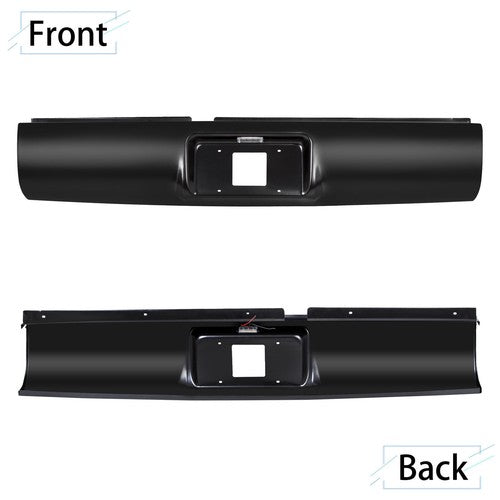 DURAFORCE Rear Bumper Roll Pan With Led License Light For 1994-2003 Chevy Gmc S10 Sonoma
