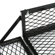 DURAFORCE Rear Drop Mesh Basket Rack Steel Cargo Luggage Carrier For Universal 500LBS